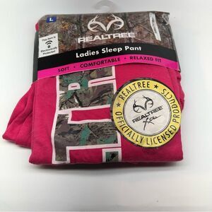 Realtree Pink and Camouflage Ladies Sleep Pants